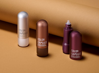 HCP’s lightweight 15 ml Color Capsule tottle features an elongated, domed profile.
