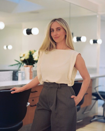 Celebrity hairstylist Mara Roszak.