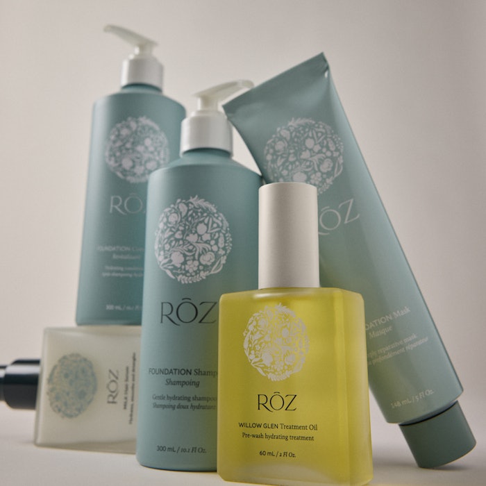 RŌZ hair care products.
