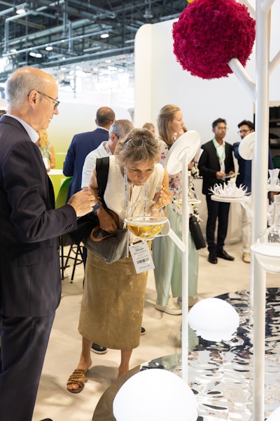 The 'Molecular Garden by Givaudan exhibited the versatility of ‘Nympheal,’ a new floral bloom.