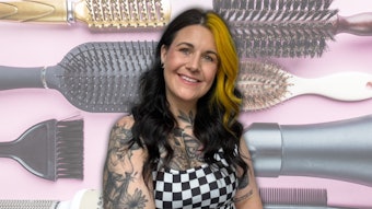 Meet Kate Kwasniak (@she_runs_withscissors). She is a hairstylist and booth renter at Blank Canvas Salon in Londonderry, NH.