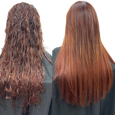 The Express Blowout is formulated with the same exclusive Keratin, Acai and Cocoa Seed Butter Base as Pure Brazilian’s Original Reconstructor Treatment yet takes half the time to apply. It can also be used after a hair color service to lock in color for extra shine and manageability through four to eight shampoos.