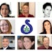 (from left to right) Satomy Arenas Kami, Melissa Beddoes, Tatiana Tetereva, Kim Merselis, Camila Correa Cugnier Machado, K Srinivasa Reddy, Jeanette Fisher, and Darrin Fox