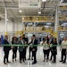 A view of the new production inauguration: Albea's Bruno de Carvalho and Jerzy Debski with Brampton mayor Patrick Brown; Riva Walia, director French consul of Canada; and Brampton council officials and select Albéa customers.