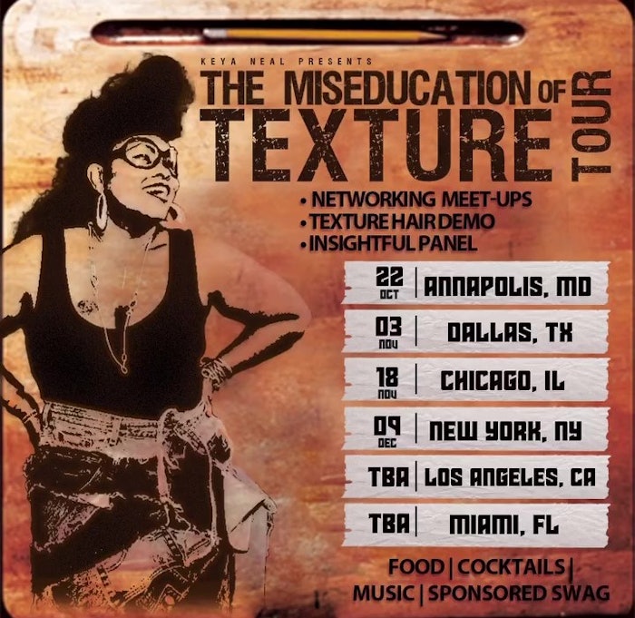 The tour dates for the MisEducation of Texture Tour