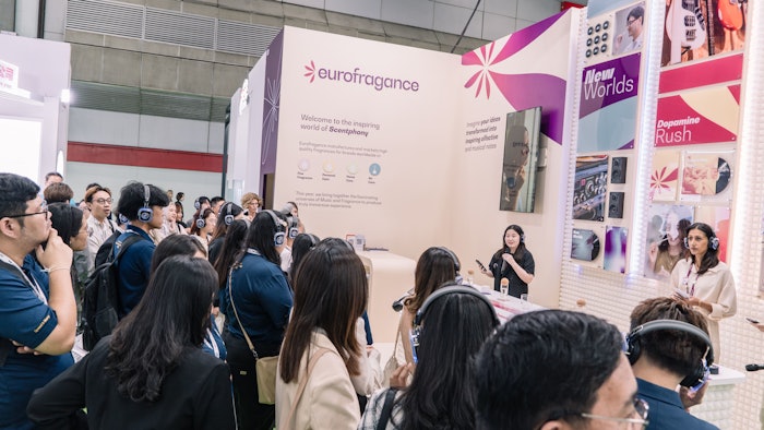 Visitors were invited to sample the fragrance collections while listening to curated music collections.