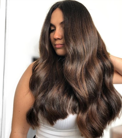 Adele Nuzzolese's brunette client