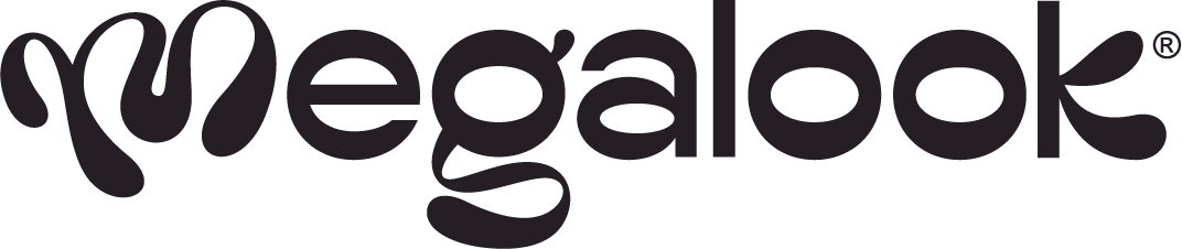 Megalook Logo Full Black