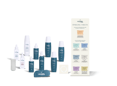 K-Headspa Treatment Kit, which includes sparkling tablets.