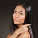 beautiful Asian woman with soft shiny hair