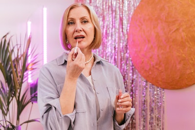 Mature makeup shoppers have a number of key concerns, including cakey makeup and dry lips.