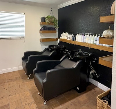 All About You Salon & Spa backbar