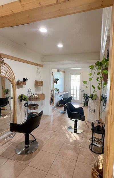 Salon chairs in All About You Salon & Spa