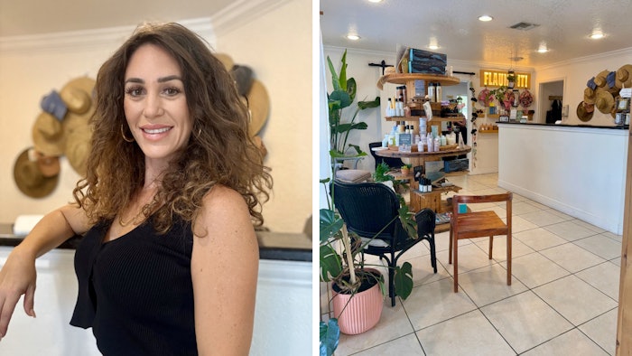 Zoe Catherine Babb and her salon, All About You Salon in Englewood, FL