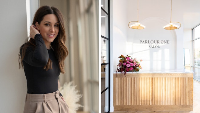 Laura Gilbert and her salon Parlour One Salon