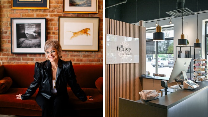 Michelle M. Potvin and her salon Fringe Salon Experience