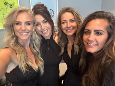 Angela Cattaneo and friends at the Beyond the Ponytail Styling Awards in Atlanta.