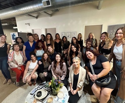 The Bridal Artist Connection in Chicago, hosted by Beyond the Ponytail, at Peer Beauty.