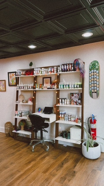 XO SALON product wall