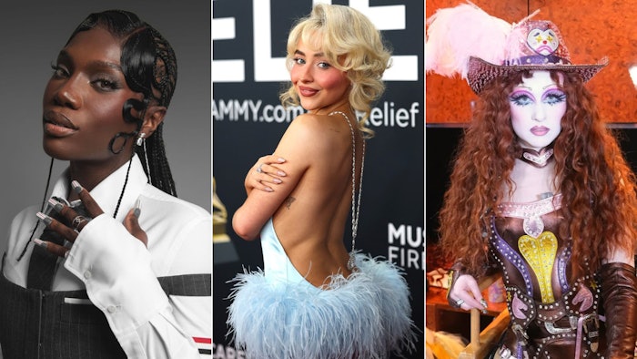 Doechii, Sabrina Carpenter and Chappell Roan at the 2025 Grammy Awards.