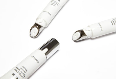 The Tense tube, featuring a new lip tip, offers a comfortable application for lip care products.