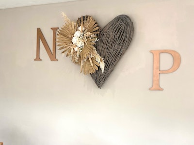 Wall decor at Nail Perfection by Natalie