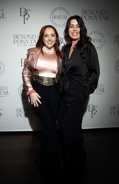 Angela Cattaneo and Dana Fountain at the Bridal Artist Connection in Charleston, SC.