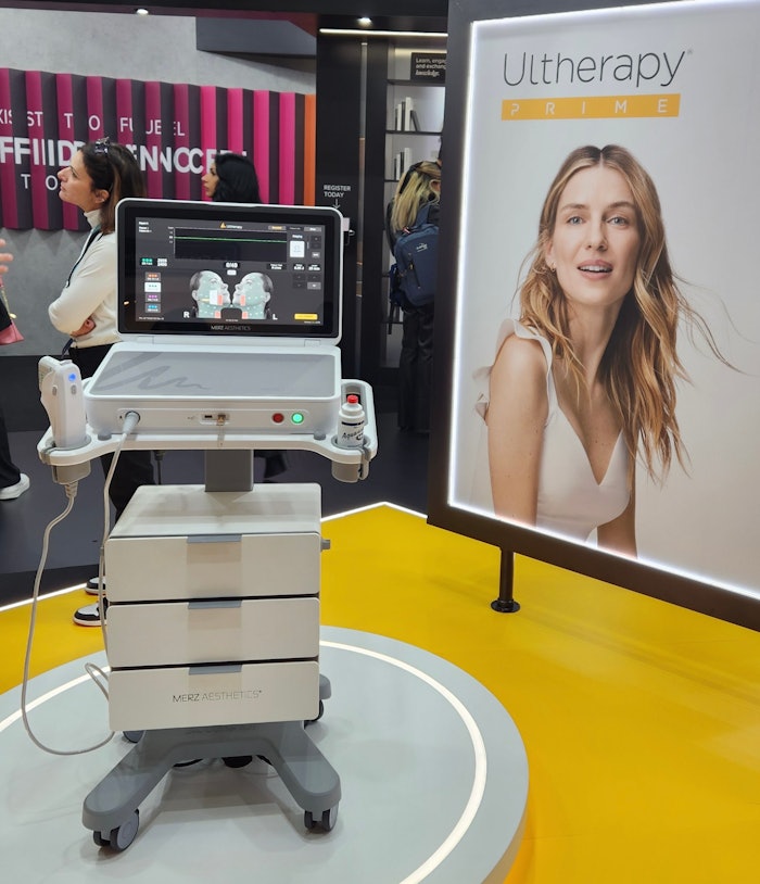 Merz Ultherapy Prime unveiled at IMCAS 2025 in Paris.