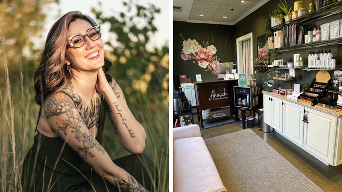 Tracey Burnap and her salon Ahavah Organic Salon and Spa