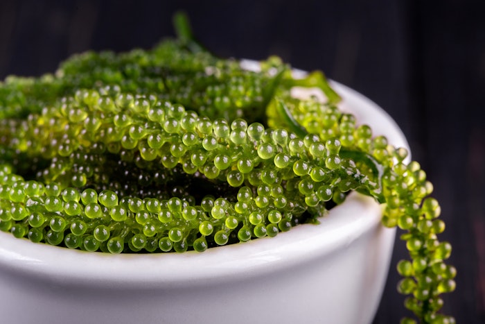 Sea grapes, or nama, firm skin and improve elasticity.