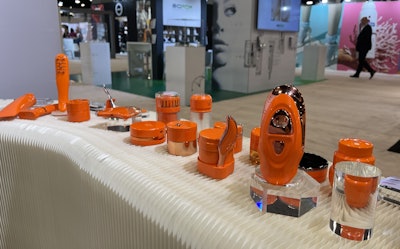 Medical beauty devices from Nuon on display at Cosmoprof Miami, 2025.