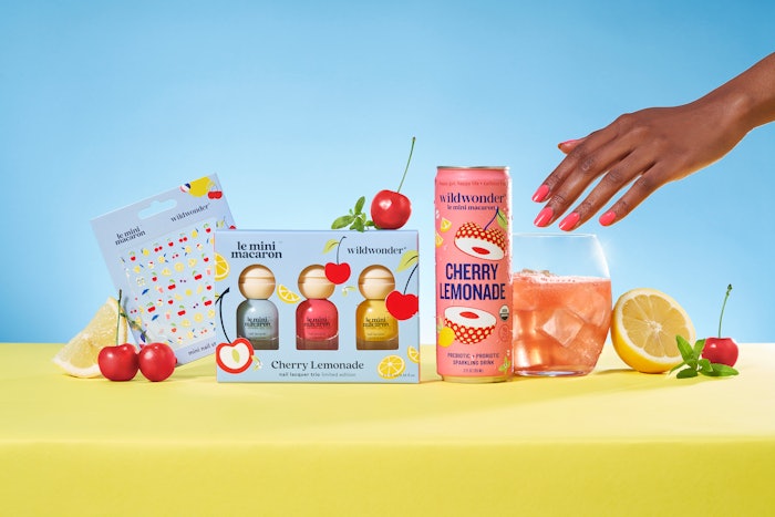 wildwonder and le mini macaron Cherry Lemonade collaboration.