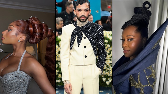 Megan Thee Stallion, Justice Smith and Regina King's Met Gala 2025 hairstyles.