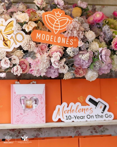 Modelones 10-Year On the Go Tour display