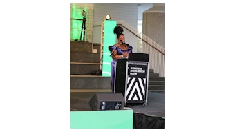 Keya Neal was presented with the Culture Award at the Jubilee Soiree, which celebrated a century of Black beauty.