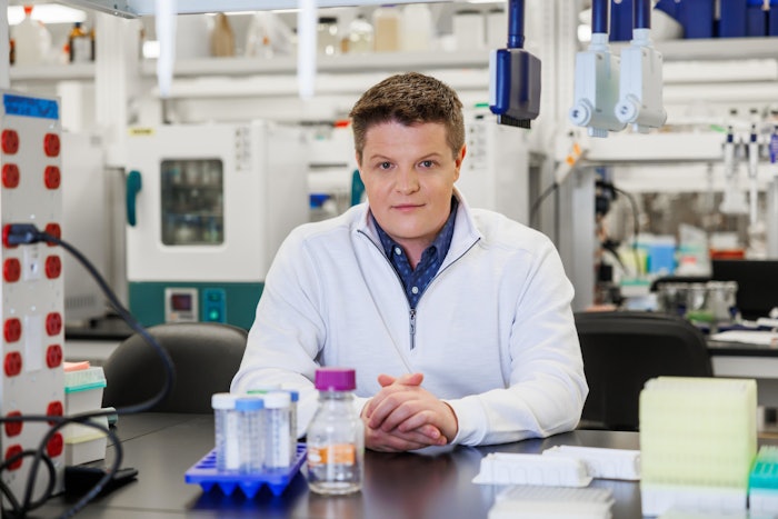 Debut earned its spot on the TIME100 list for its groundbreaking use of AI and biotechnology to create high-performing, sustainable beauty formulations, driving innovation in the industry. Pictured is CEO Joshua Britton.