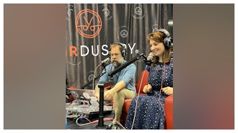 Beauty Launchpad and Hairdustry collaborated to record live podcasts on the show floor at America's Beauty Show.