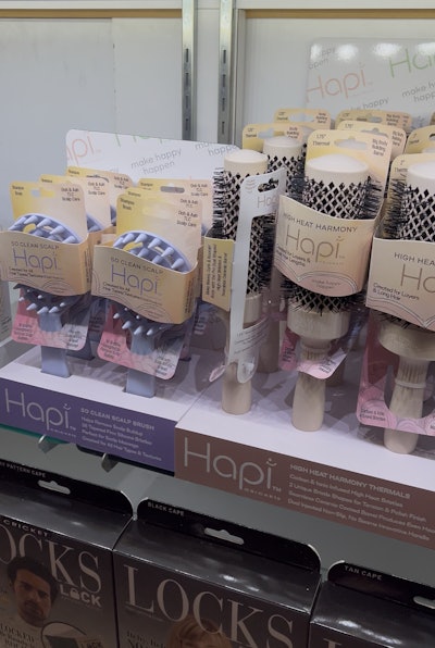 Cricket's line of Hapi brushes