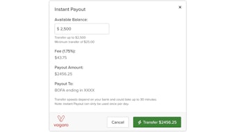 Vagaro Instant Payout