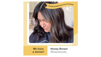 On National Gloss Day, milk_shake announced the winner of its Mirror Moments contest, who will headed to Ibiza for Hairtopia!