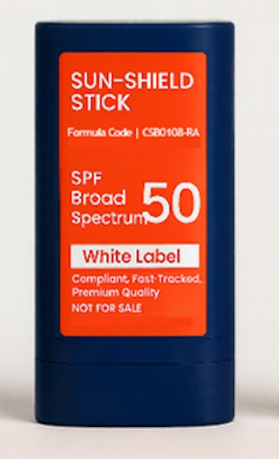 CTK's 16.5 g Sun Shield Stick SPF 50 features avobenzone, octisalate, homosalate and octocrylene, and offers a silky, transfer-proof experience inspired by K-beauty.