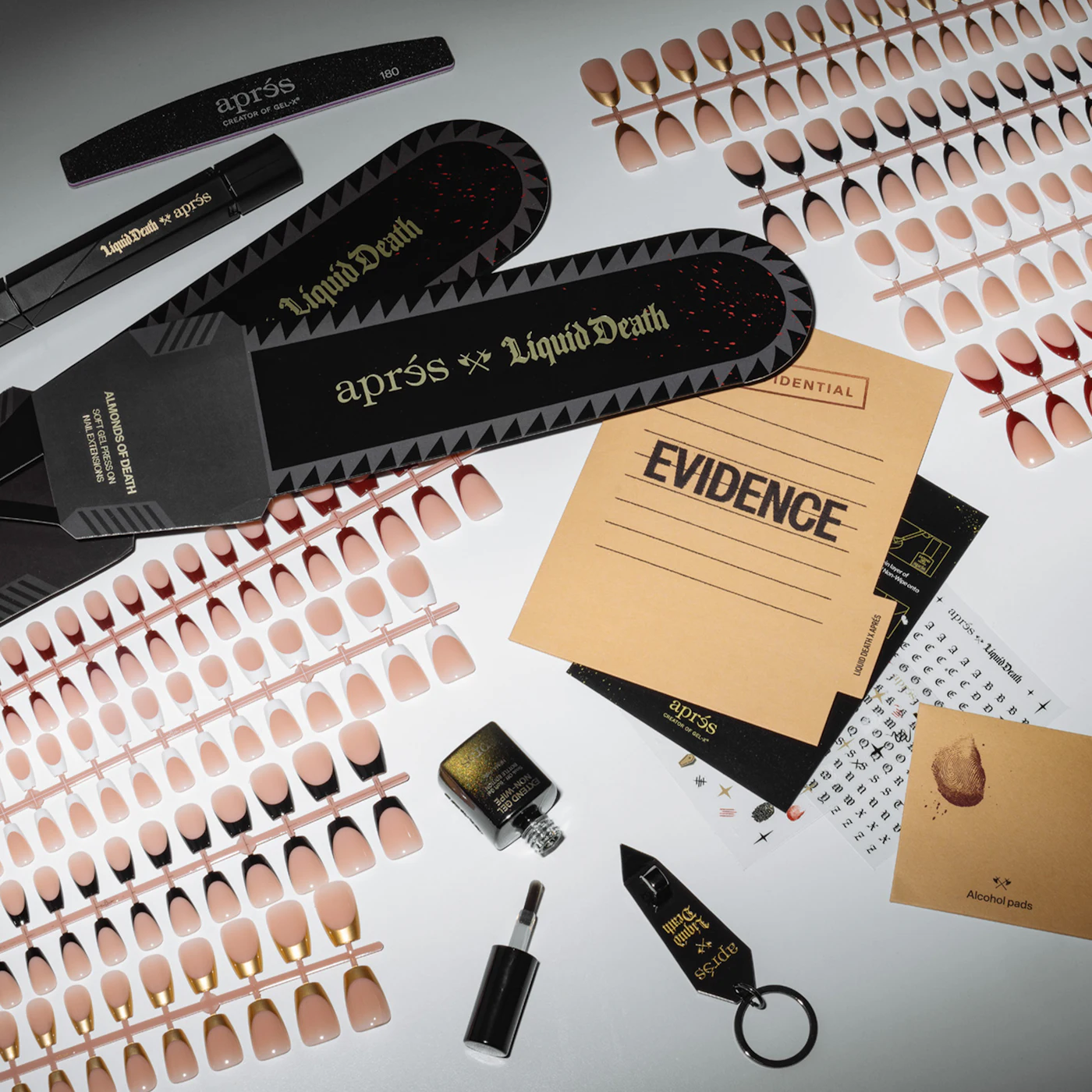 Nails Launch AprΓ©s Nail x Liquid Death Launch Limited-Edition Press-On Nail ...