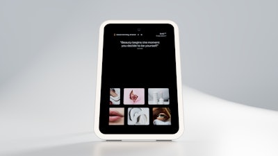 The Swan Beauty mirror is powered by five technology pillars: an AI skin analyzer, a personalized routine builder, a smARt makeup artist, an exclusive marketplace and an embedded social community.