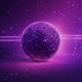 Purple Tech Sphere Illustration By Roelmi