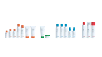 The reorganized styling portfolio consists of 17 SKUs—expanded with four new hero stylers—organized into systems that align with specific client goals.