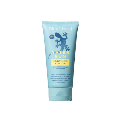 Blue Lizard expanded into this category with its After Sun Soothing Lotion, utilizing Australian desert peach and lime extracts for antioxidant support alongside aloe and cucumber to calm visible redness.