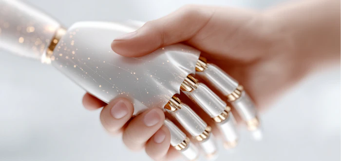 Ai Hand Shaking Human Hand (1) Gci