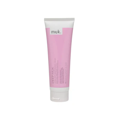 Deep muk Ultra Soft Moisturising Cream is a lightweight, leave-in multi-use conditioner.