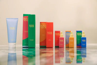 To attract Generation Z beauty consumers, beauty brands should prioritize gentle, preventative formulas backed by ingredient transparency and authentic brand values. Pictured is Pour Tous, a dermatologist-tested skin care brand aimed at Gen Alpha and Gen Z.