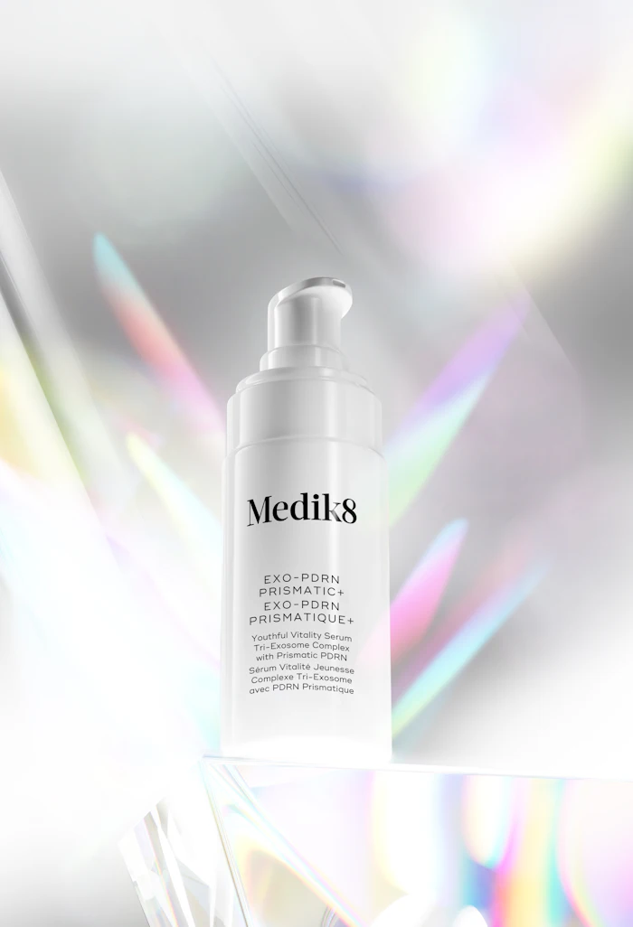 Medik8’s serum merges multiple high-science narratives currently converging across prestige skin care: exosomes, regenerative recovery, cellular energy, growth-factor-inspired signaling, skin longevity and non-animal biotechnology.